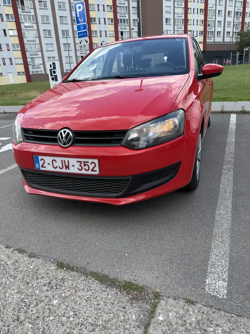 Volkswagen Polo vw polo 1.2 essence-prête à immatriculer-euro 5 Rouge - 1