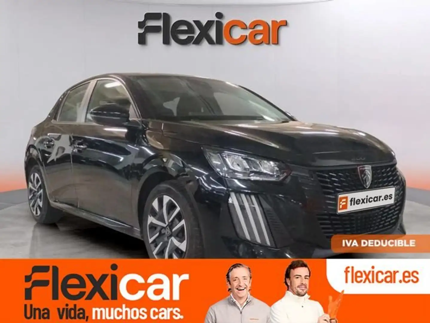 Peugeot 208 1.2 Puretech S&S Allure 100 Zwart - 1