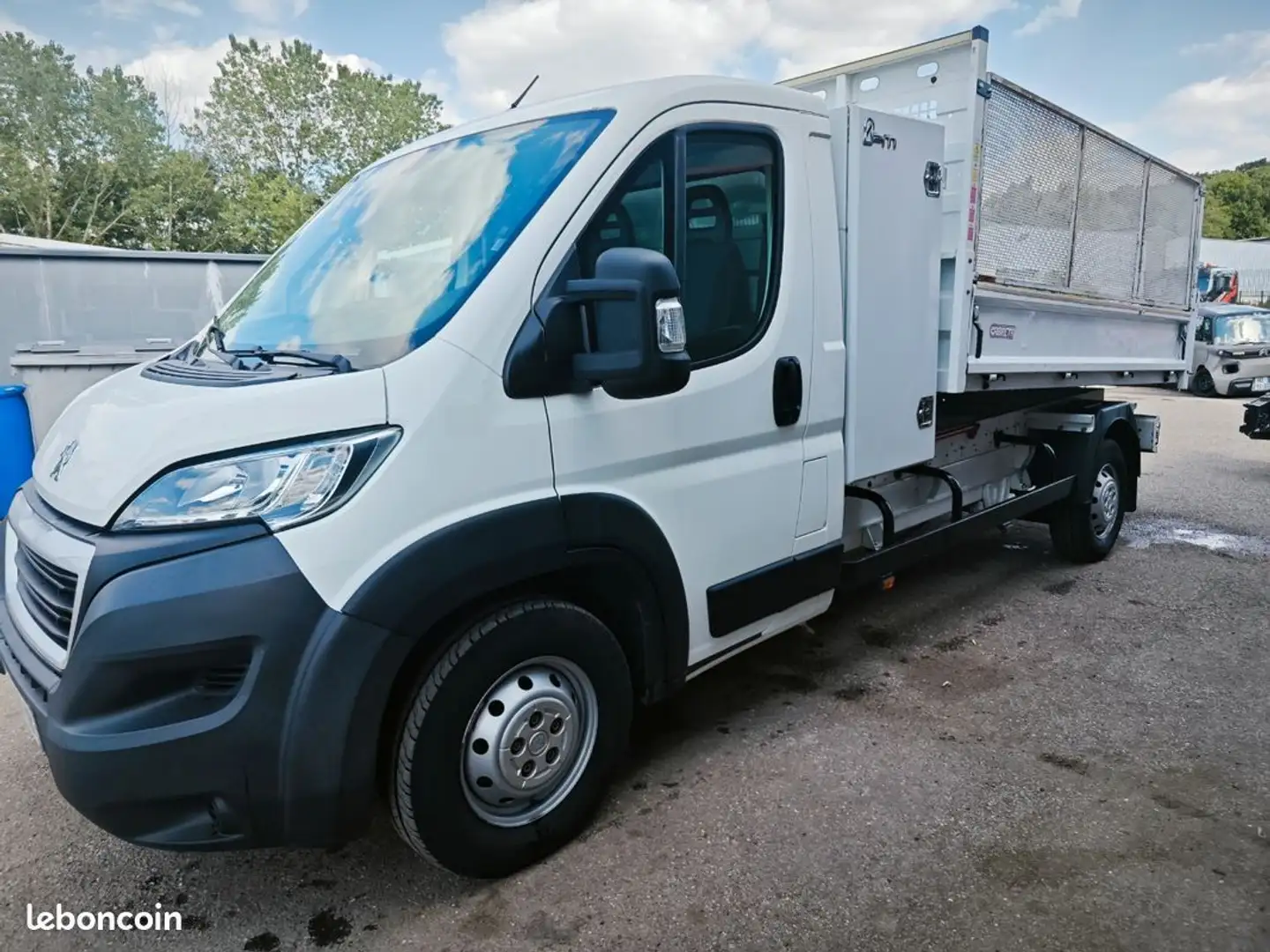 Peugeot Boxer benne coffre Blanc - 2