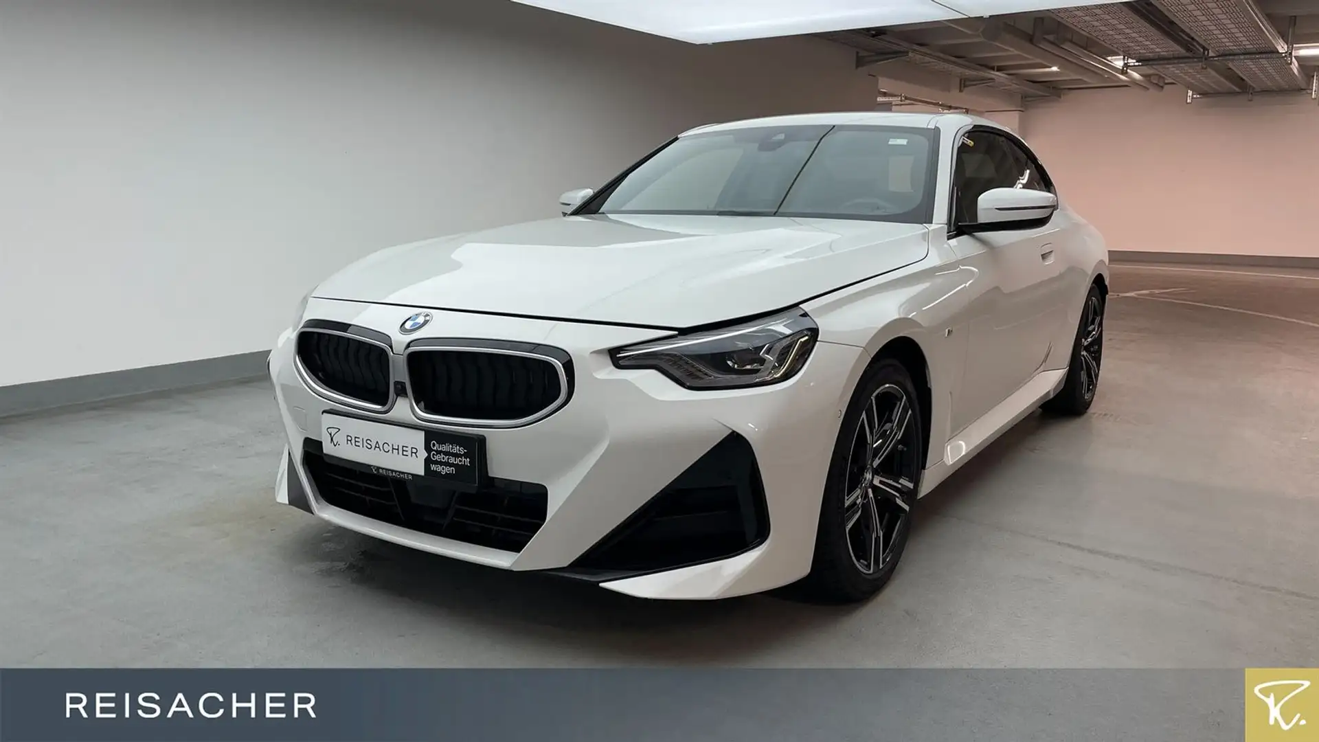 BMW 220 d A Coupé M-Sport AHK adaptLED PA LCProf Weiß - 1