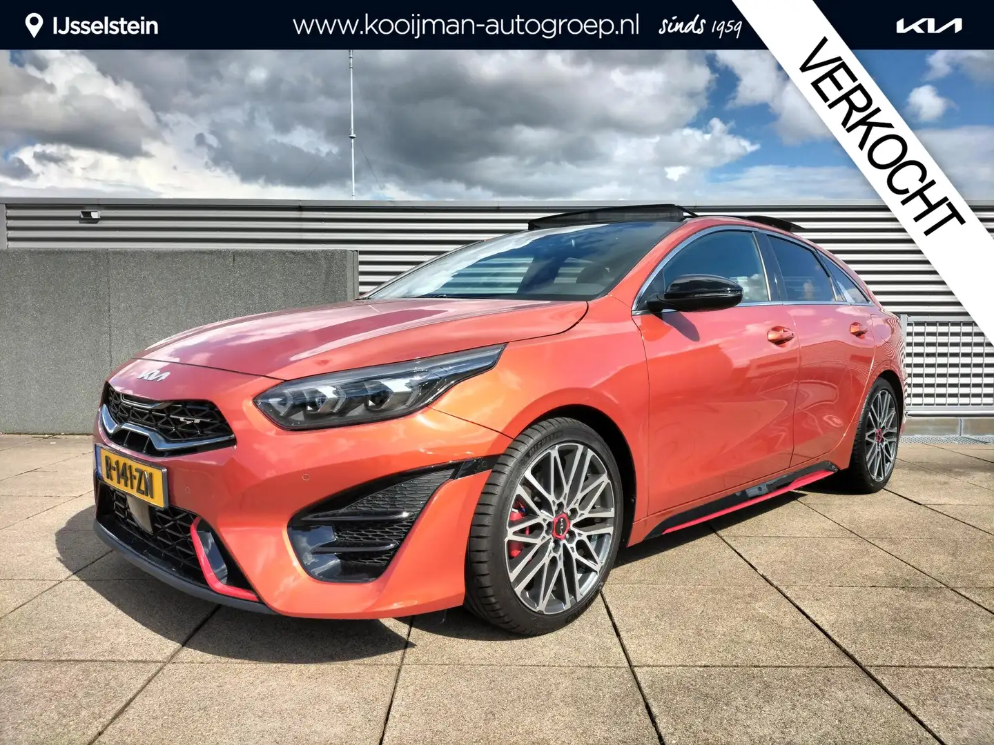 Kia ProCeed / pro_cee'd 1.6 T-GDi GT 204PK / Schuifdak / Trekhaak / JBL Oranje - 1