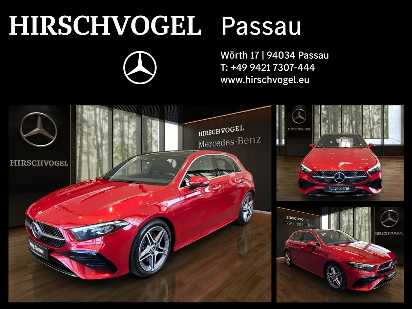 Mercedes-Benz A 220 d AMG-Line+Pano+DISTRON+KEYLESS+MULTIBEAM Rot - 1