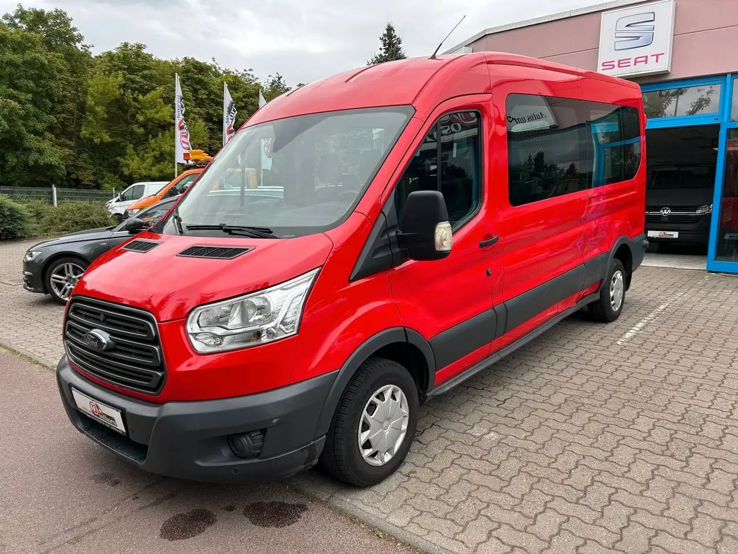 Ford Transit Kombi 310 L3 H2 Rollstuhlrampe Klima PDC Rouge - 1