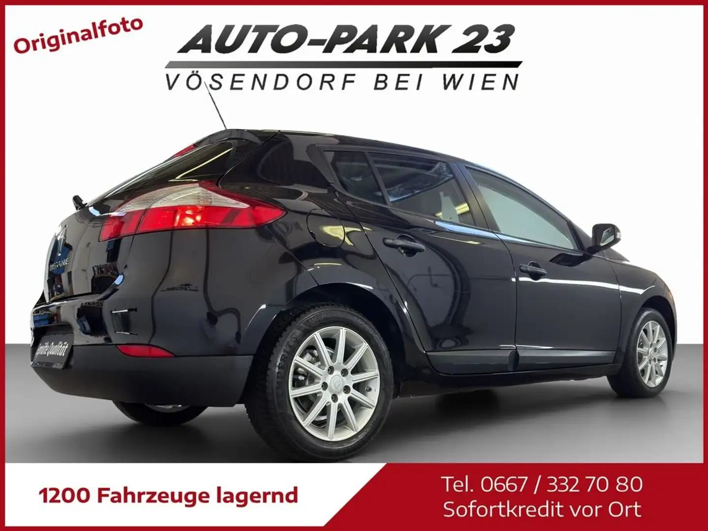 Renault Megane Mégane 1,6*1BESITZ*NUR 99.000KM*PICKERL7/2027 Schwarz - 2