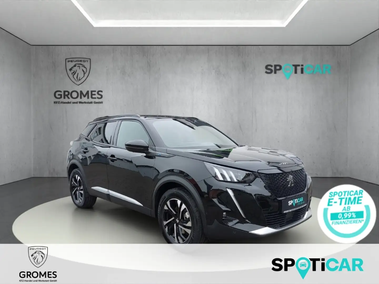 Peugeot 2008 e- GT 136 PANO Navi LED ACC Apple CarPlay Schwarz - 1