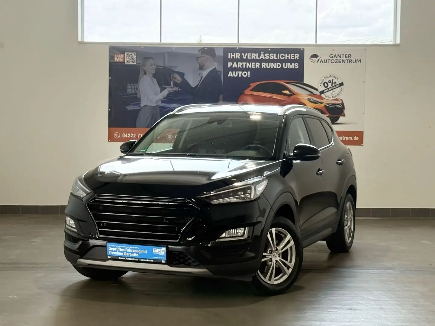 Hyundai TUCSON Style 1.6 T-GDI NAVI+GRA+RFK+SHZ Schwarz - 1