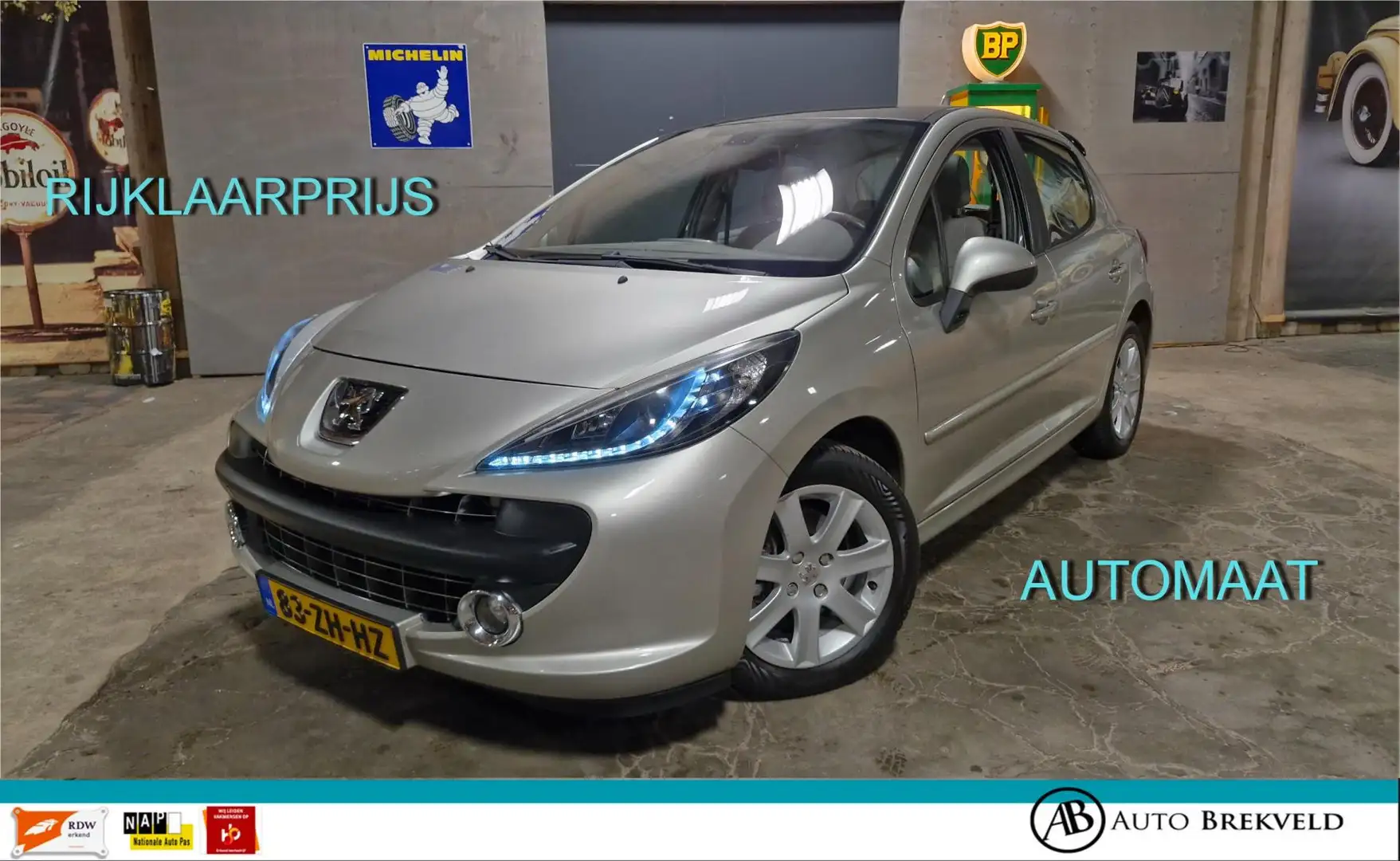Peugeot 207 1.6 VTi XS Pack AUTOMAAT 120PK | Rijklaarrijs | Cl Beige - 1