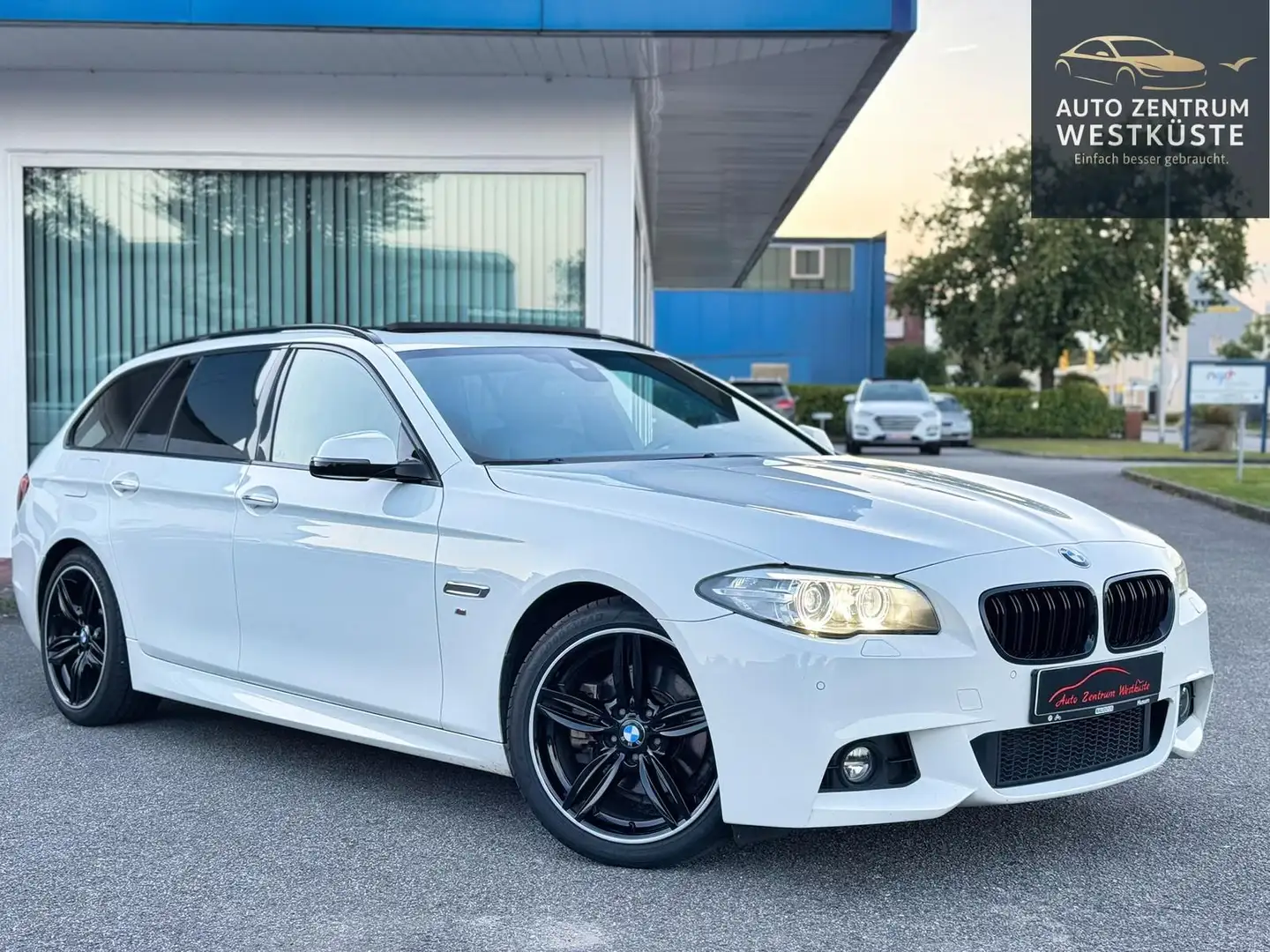 BMW 520 d Touring M-Paket Autom.Voll Pano HuD 19" Blanc - 1