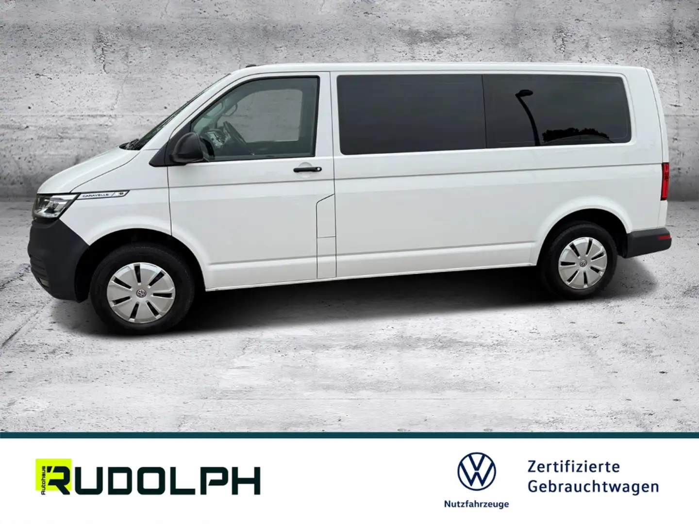 Volkswagen T6.1 Caravelle Trendline EcoProfi 2.0 TDI 6-Gang LED BT PDC Klima Weiß - 2