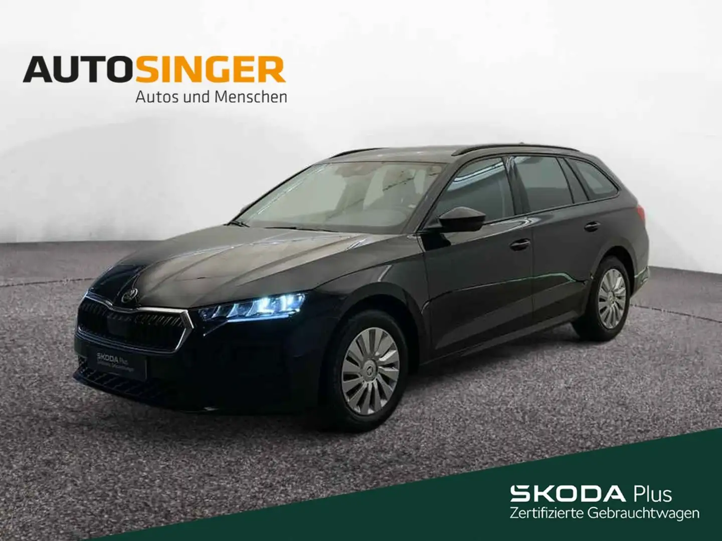 Skoda Octavia Combi Essence 1.5 TSI *LED*GRA*LANE*SHZ Zwart - 1