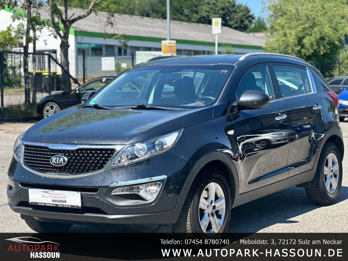 Kia Sportage Edition 7 2WD TÜV 03/27 Tempo Multi Klimaaut. Moto Negro - 1