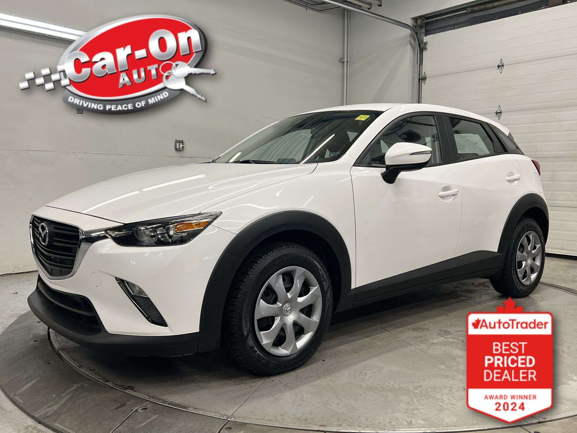 White 2019 Mazda CX-3 Sport FWD SUV / Crossover Front-Wheel Drive Automatic