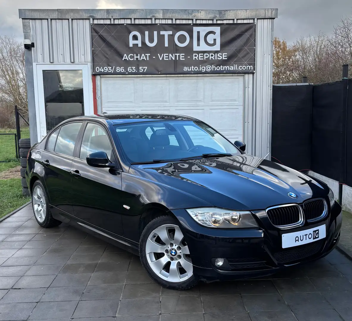BMW 316 316d//Carnet//1er Prop//Jantes//Navi Zwart - 1