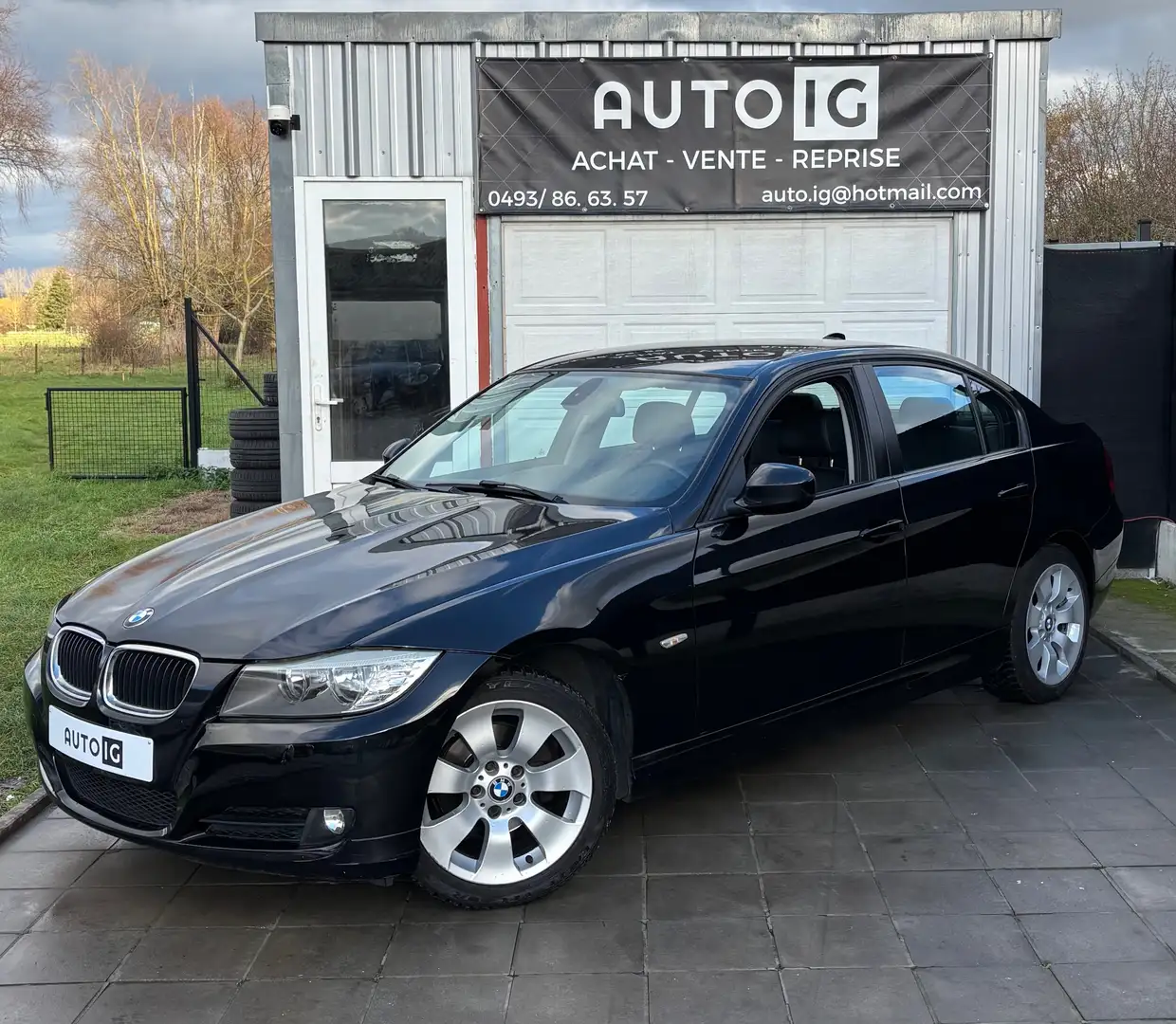 BMW 316 316d//Carnet//1er Prop//Jantes//Navi Zwart - 2