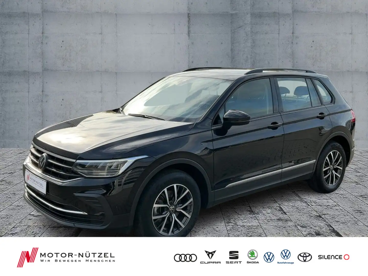 Volkswagen Tiguan 2.0 TDI DSG LIFE LED+ACC+NAVI+SHZ+RFK+17" Schwarz - 1