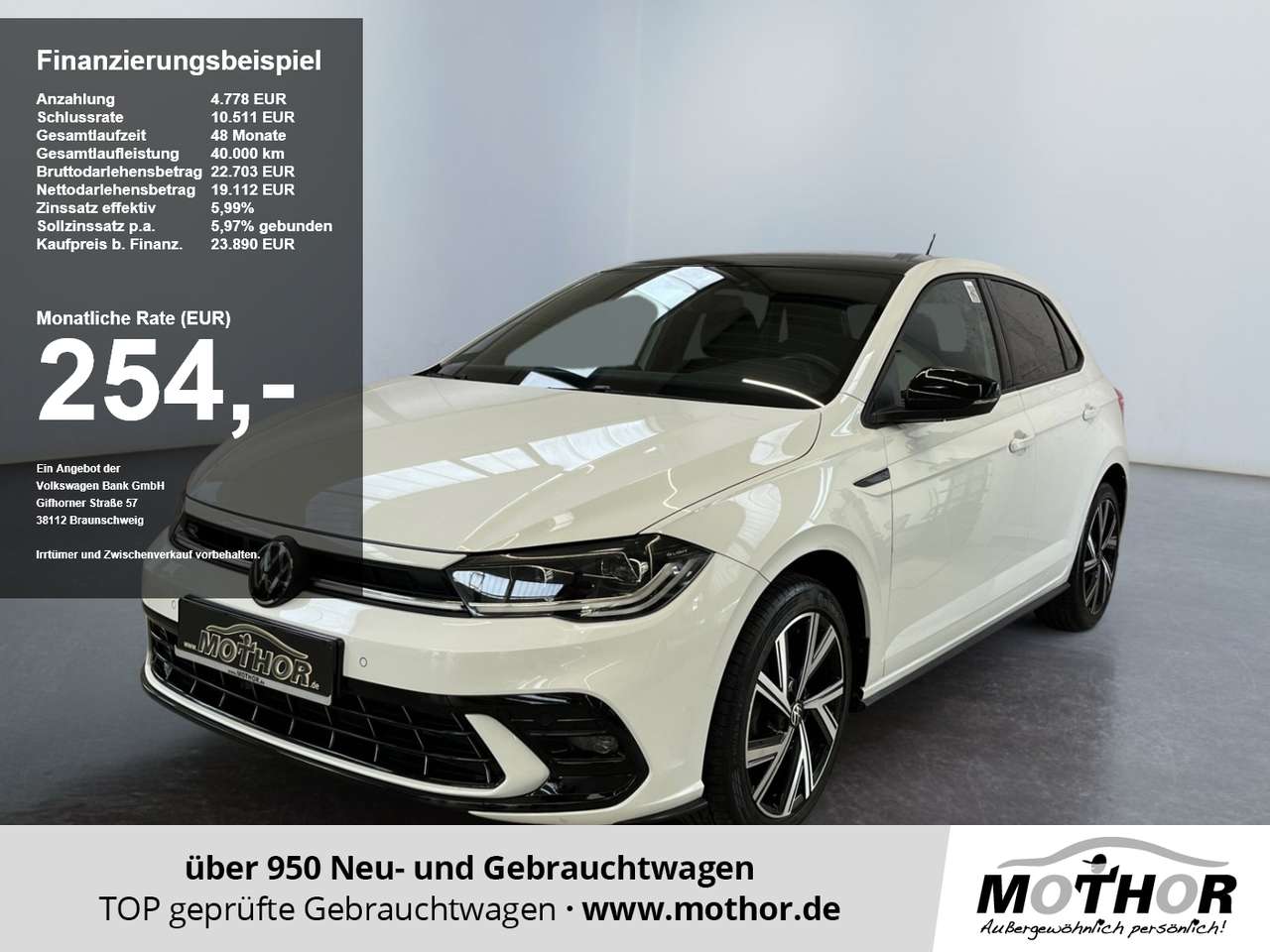 Volkswagen Polo 2024 — VI R-Line 1.0 TSI DSG IQ.DRIVE-Paket