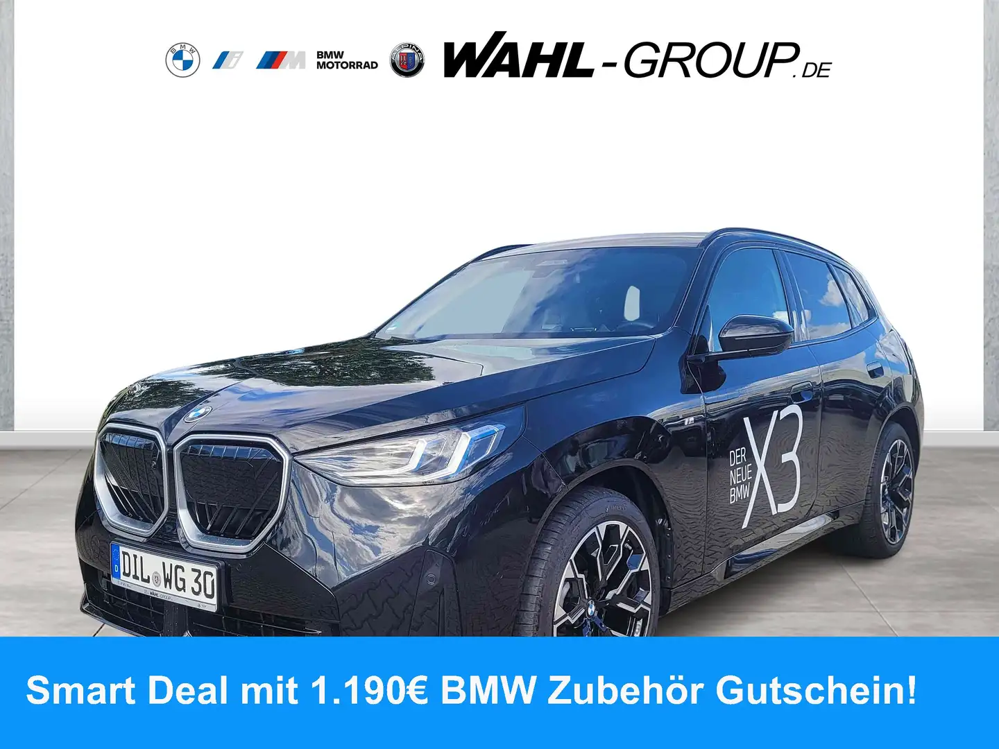 BMW X3 xDrive20i M Sport AHK Panorama HeadUp Innovation Schwarz - 1