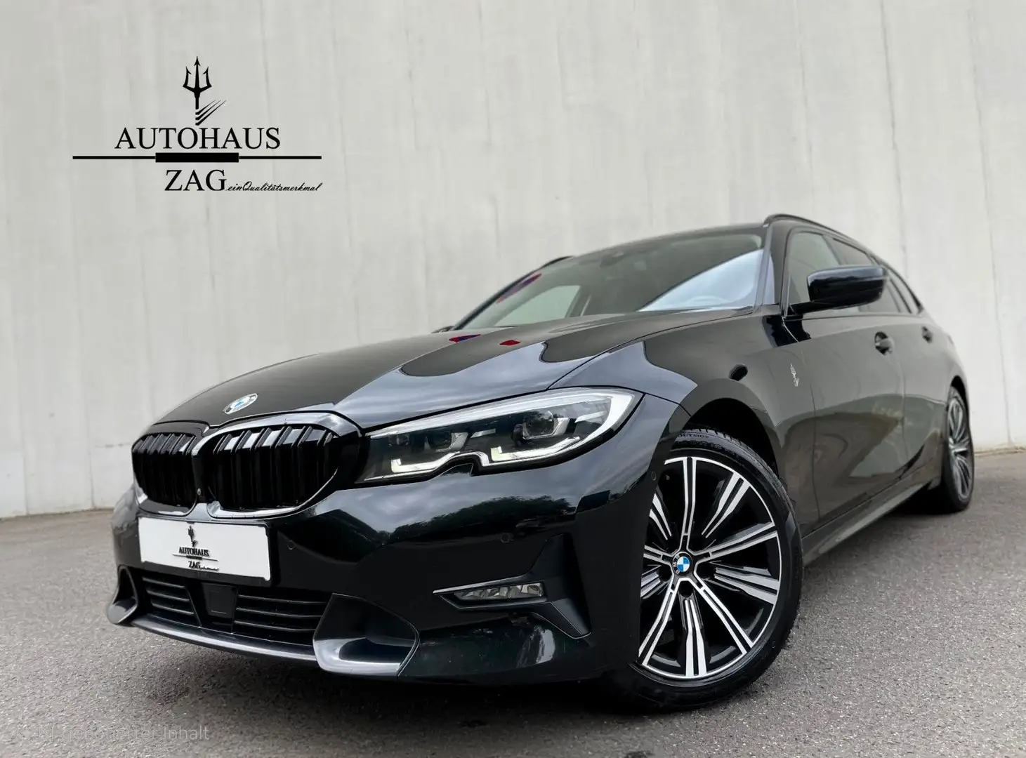 BMW 318 d Sport Line *360° KAMERA*ACC*LEDER*1.HAND* Noir - 1