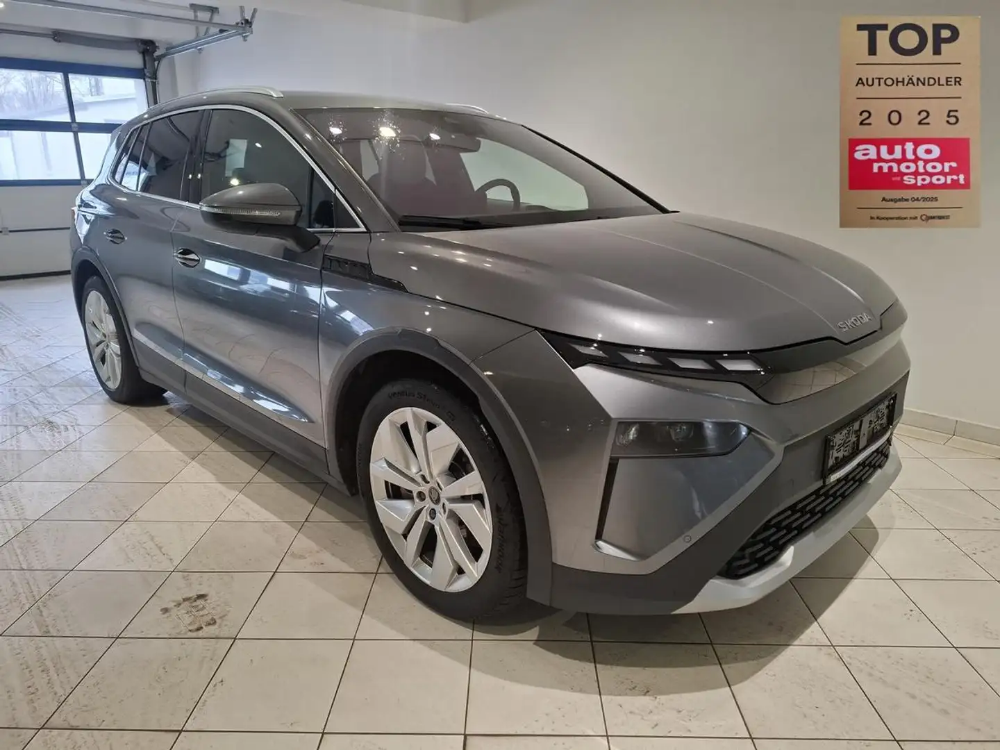 Skoda Elroq 85 AHK Lodge Wärmepumpe Grau - 1