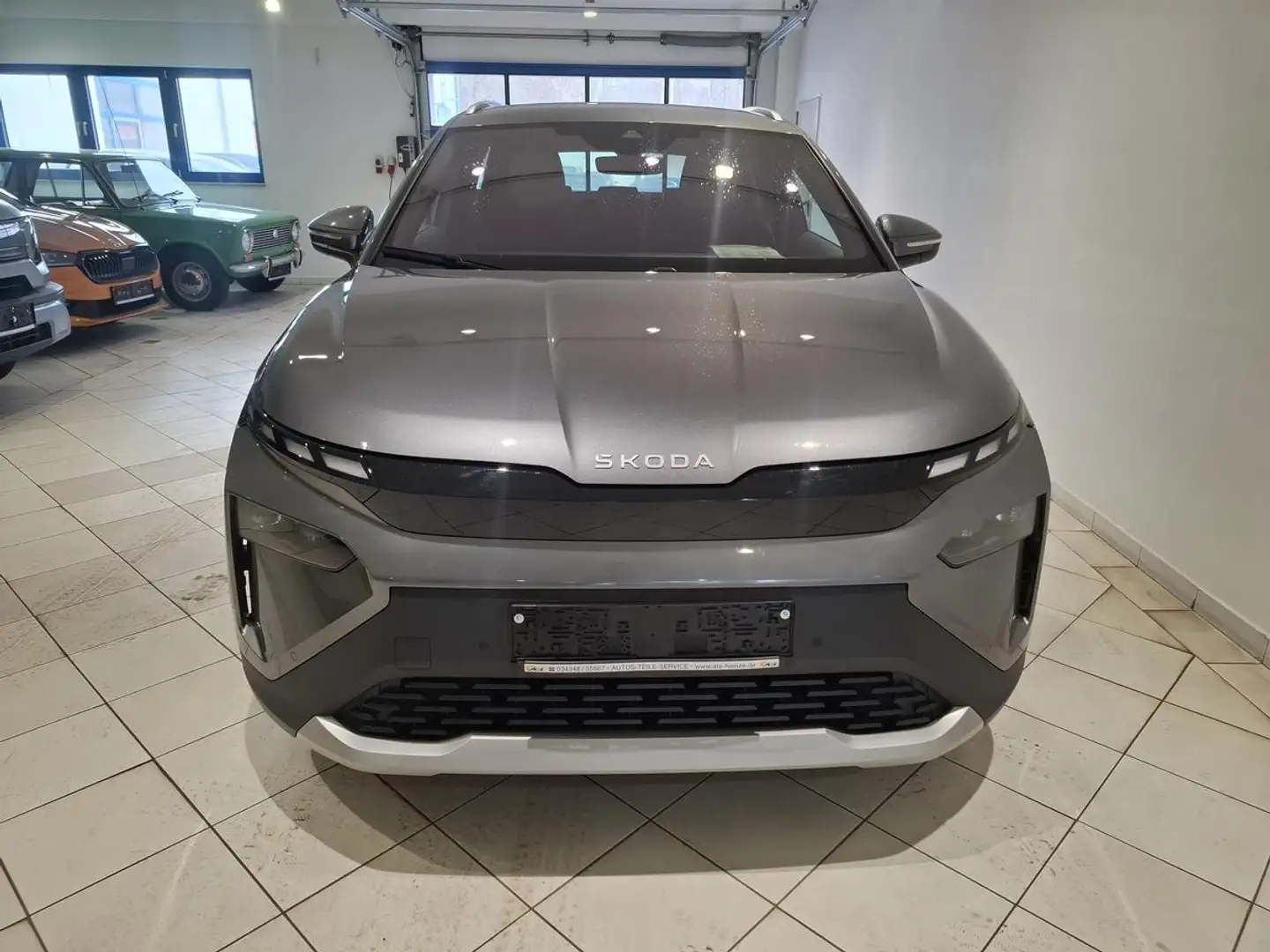 Skoda Elroq 85 AHK Lodge Wärmepumpe Grau - 2