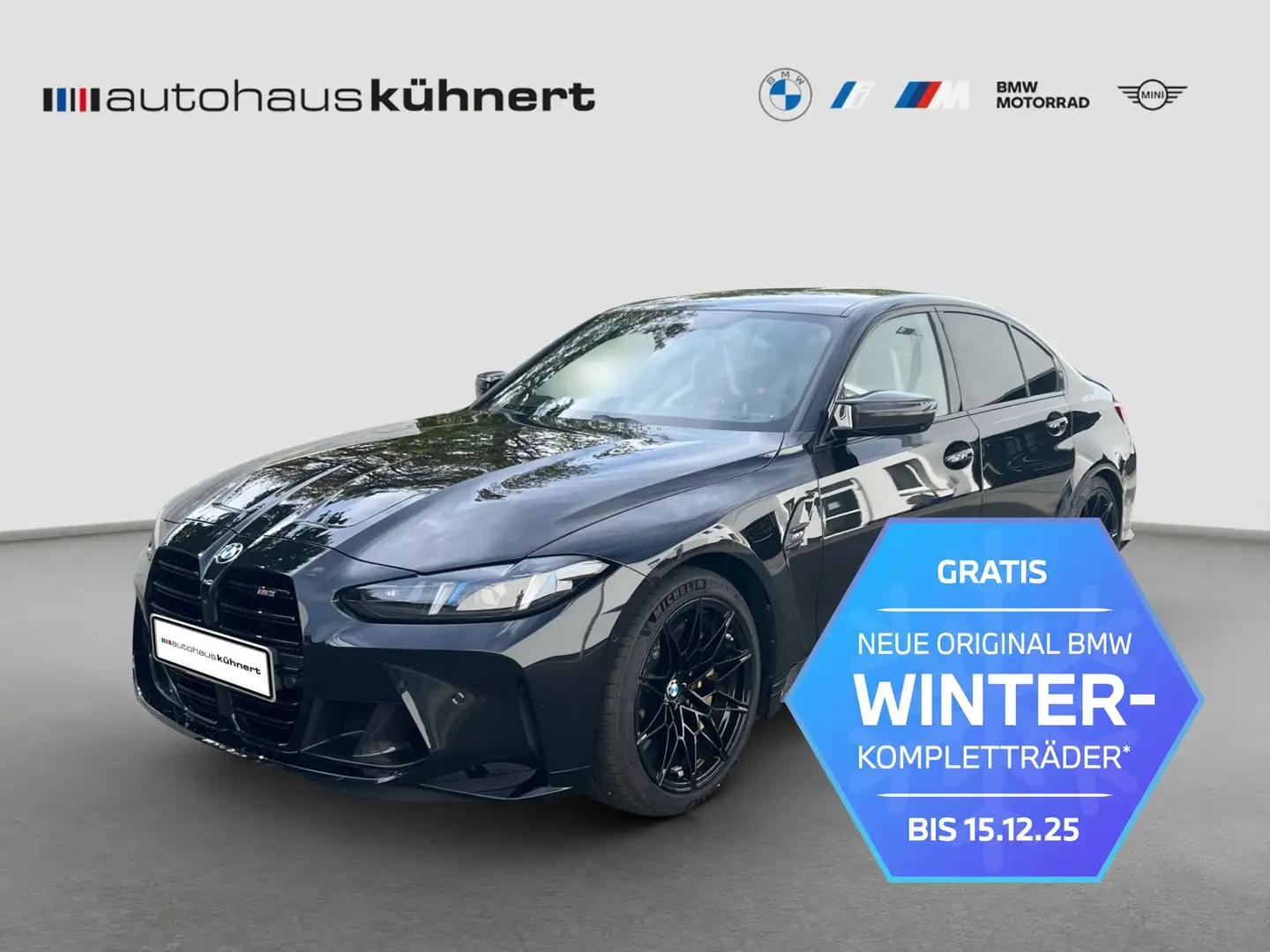BMW M3 Limousine Schalter I RaceTrack Pak. I NP 123.5 Noir - 1