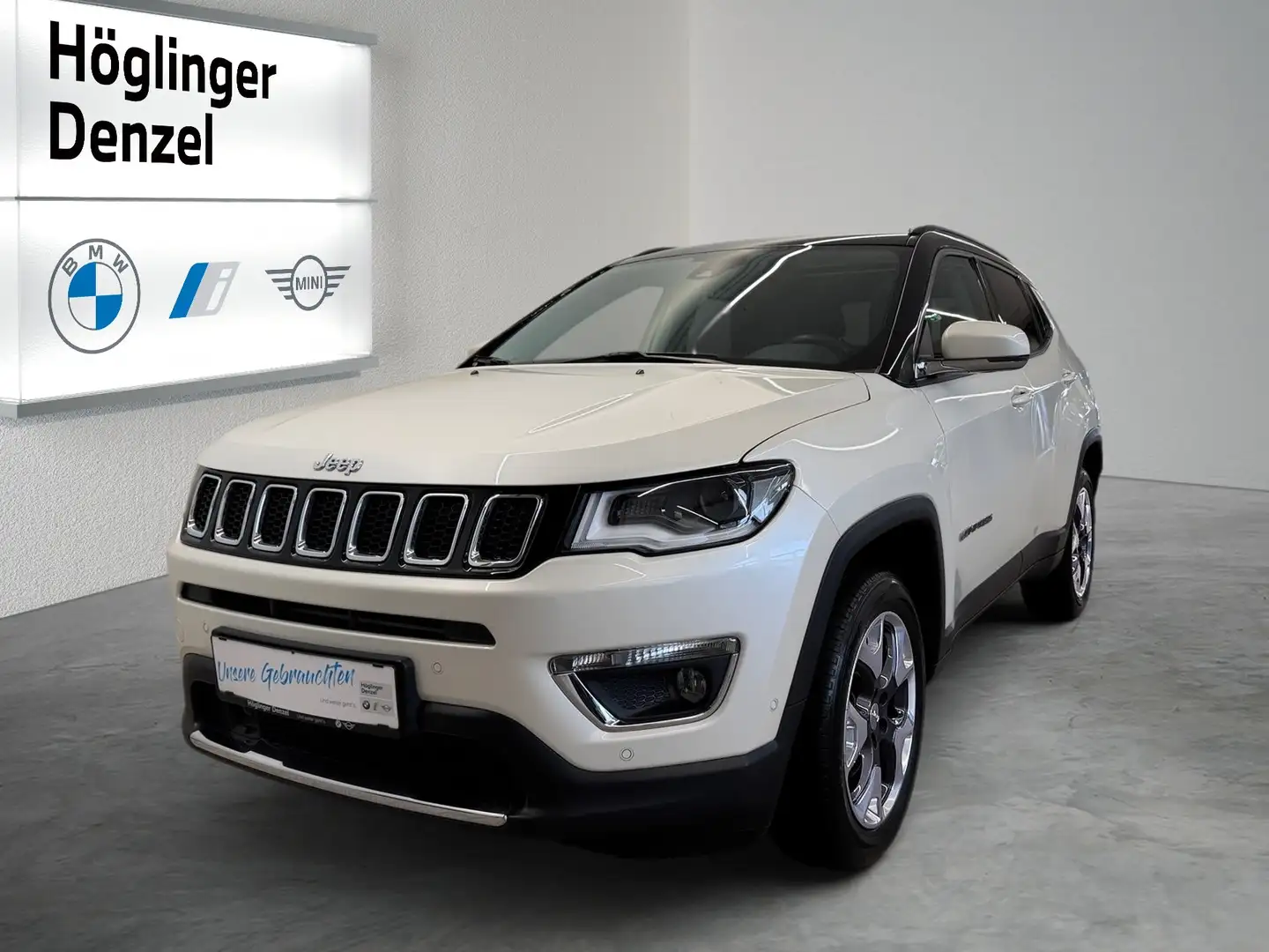 Jeep Compass 1,4 MultiAir AWD Limited 9AT 170 Weiß - 1