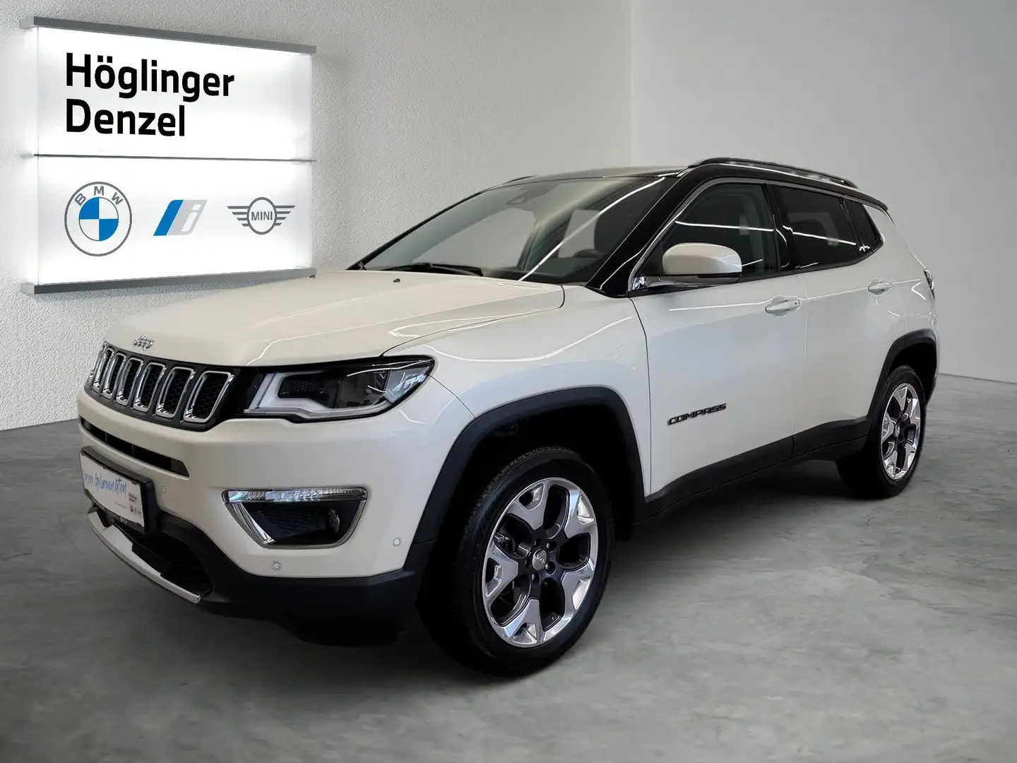 Jeep Compass 1,4 MultiAir AWD Limited 9AT 170 Weiß - 2