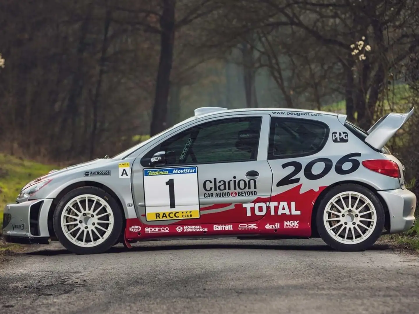 Peugeot 206 206 gti wrc replica road legal Grau - 2