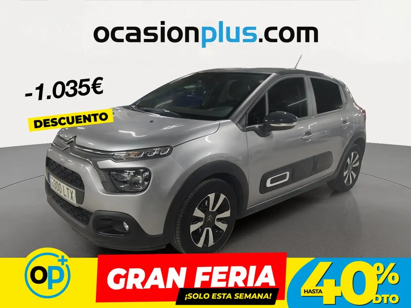 Citroen C3 1.2 PureTech S&S Feel Pack 83 Gris - 1