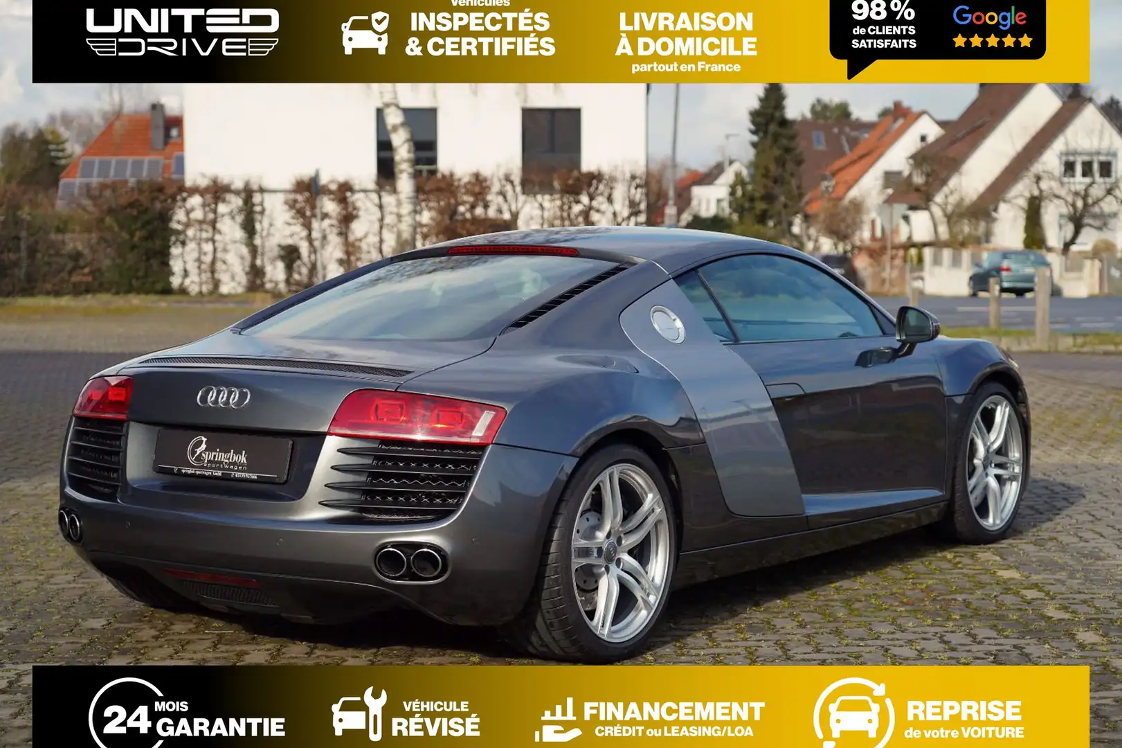 Audi R8 V8 4.2 FSI 420CV Quattro Gris - 2