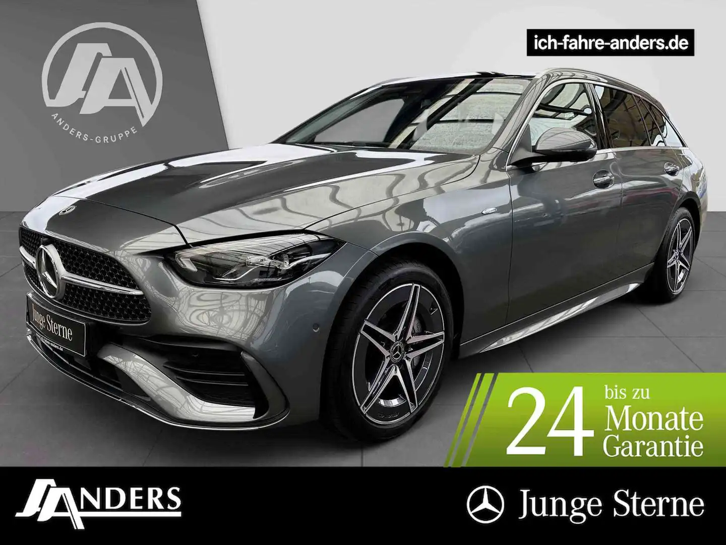 Mercedes-Benz C 300 de T AMG AdvPlus+AHK+Pano+Distr+360°+SOUND Grau - 1