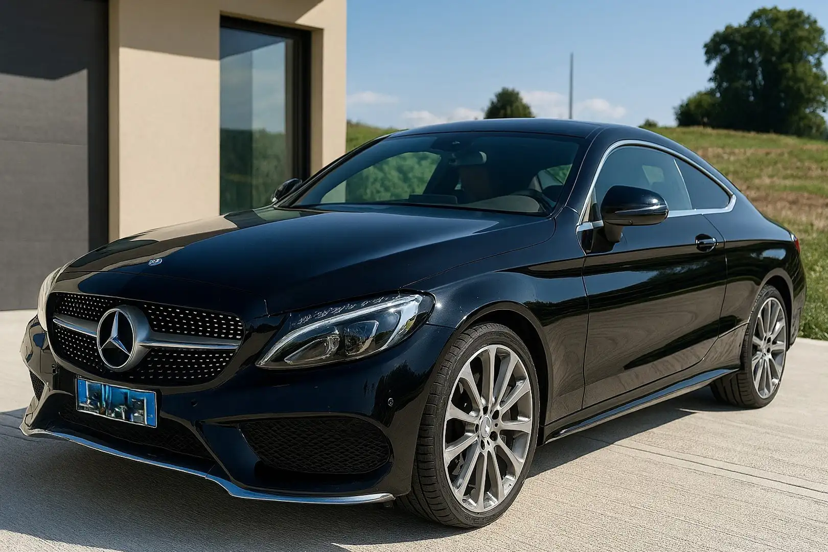 Mercedes-Benz C 180 C Coupe 180 be Executive Nero - 1