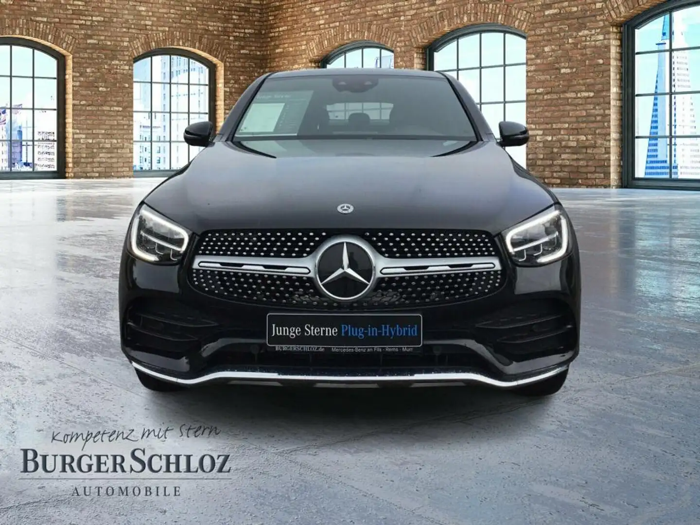 Mercedes-Benz GLC 300 e 4M Coupé AMG SpurH SpurW PDC SHZ LED Schwarz - 2
