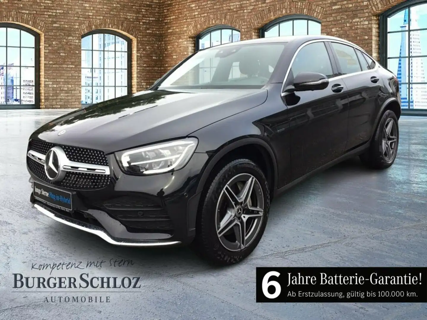 Mercedes-Benz GLC 300 e 4M Coupé AMG SpurH SpurW PDC SHZ LED Schwarz - 1