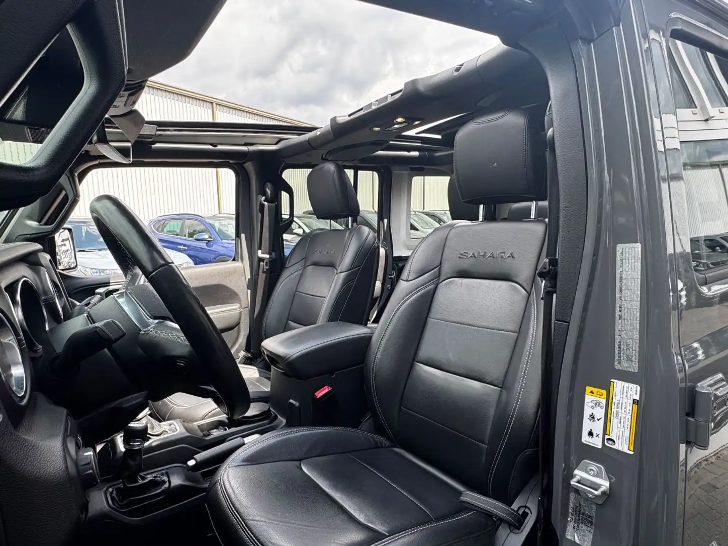 Jeep Wrangler Unlimited Sahara SKY ONE TOUCH SPERRE AHK NAVI Grigio - 2