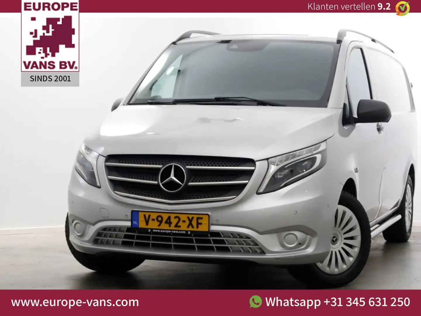 Mercedes-Benz Vito 119 CDI 190pk E6 Lang 7G Automaat LED/Navi/Camera Zilver - 1