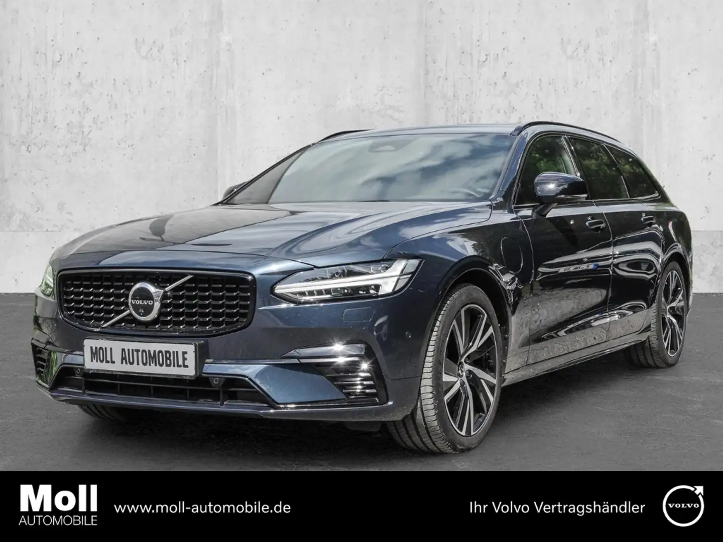 Volvo V90 Kombi R Design Recharge Plug-In Hybrid AWD T6 Twin Blau - 1