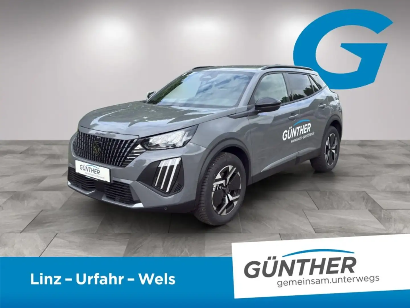 Peugeot 2008 ALLURE Hybrid 145 e-DCS6 Grau - 1