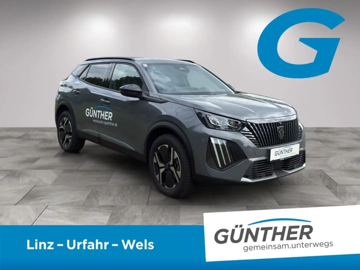 Peugeot 2008 ALLURE Hybrid 145 e-DCS6 Grau - 2