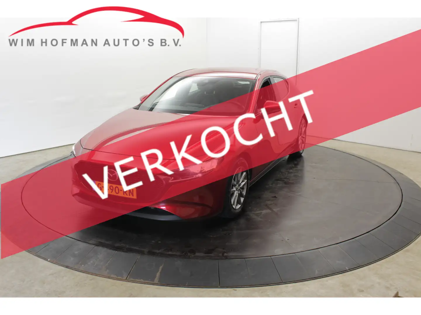 Mazda 3 2.0 e-SkyActiv-X Hybrid 180PK Trekhaak Vol Leder C Rouge - 1