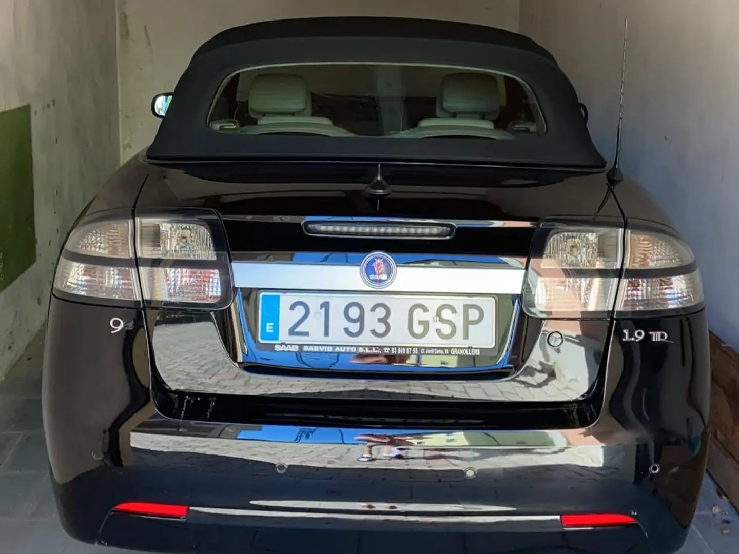 Saab 9-3 9-3 Cabrio 1.9TiD Linear Sport Linear Sport Negro - 1