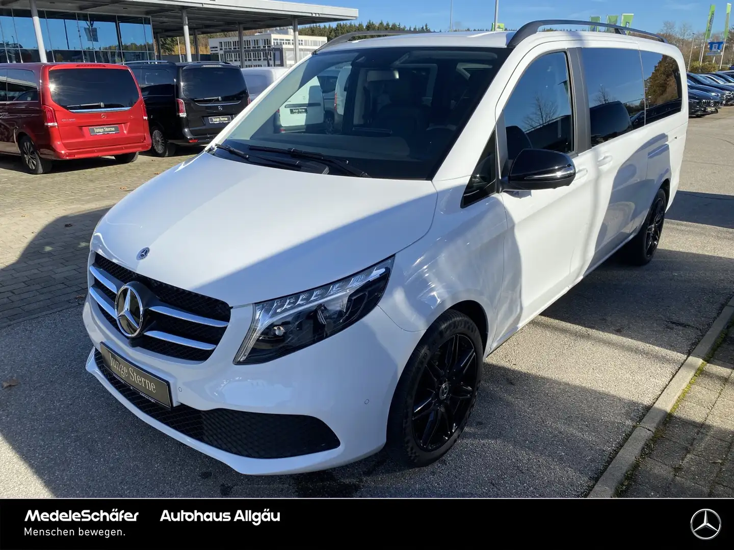 Mercedes-Benz V 300 V 300 d 4M Extralang XXL DISTRONIC EL.TÜREN 19" Weiß - 2
