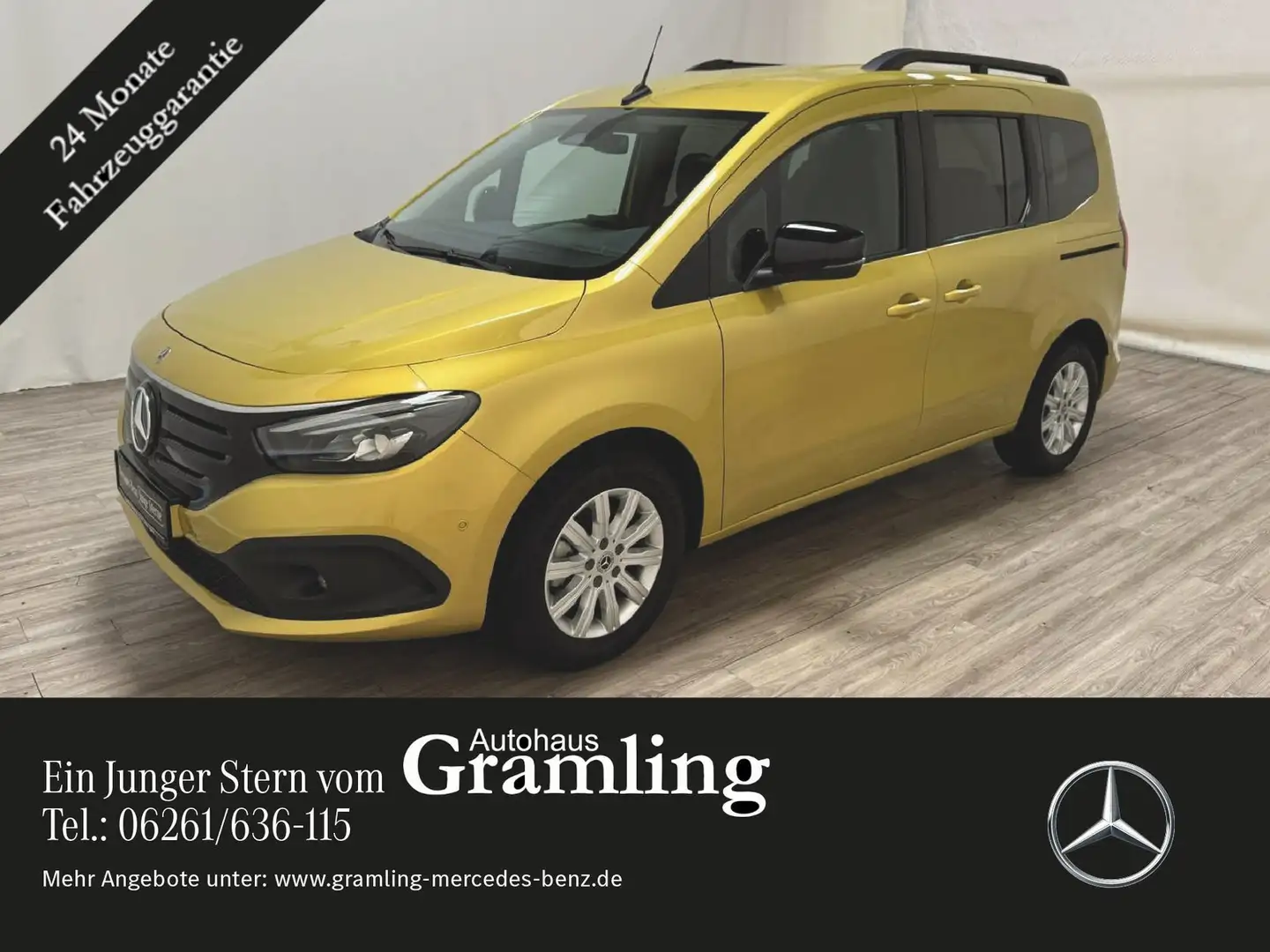 Mercedes-Benz EQT 200 STYLE Wartungs-Paket*AHK*Kamera*LED*Navi Amarillo - 1