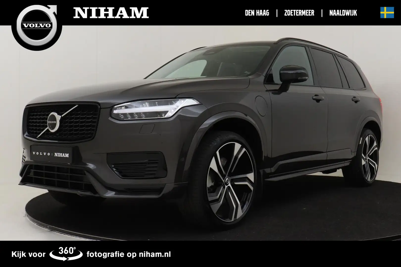 Volvo XC90 T8 RECHARGE AWD ULTIMATE DARK *FULL OPTIONS!* -PAN Gris - 1