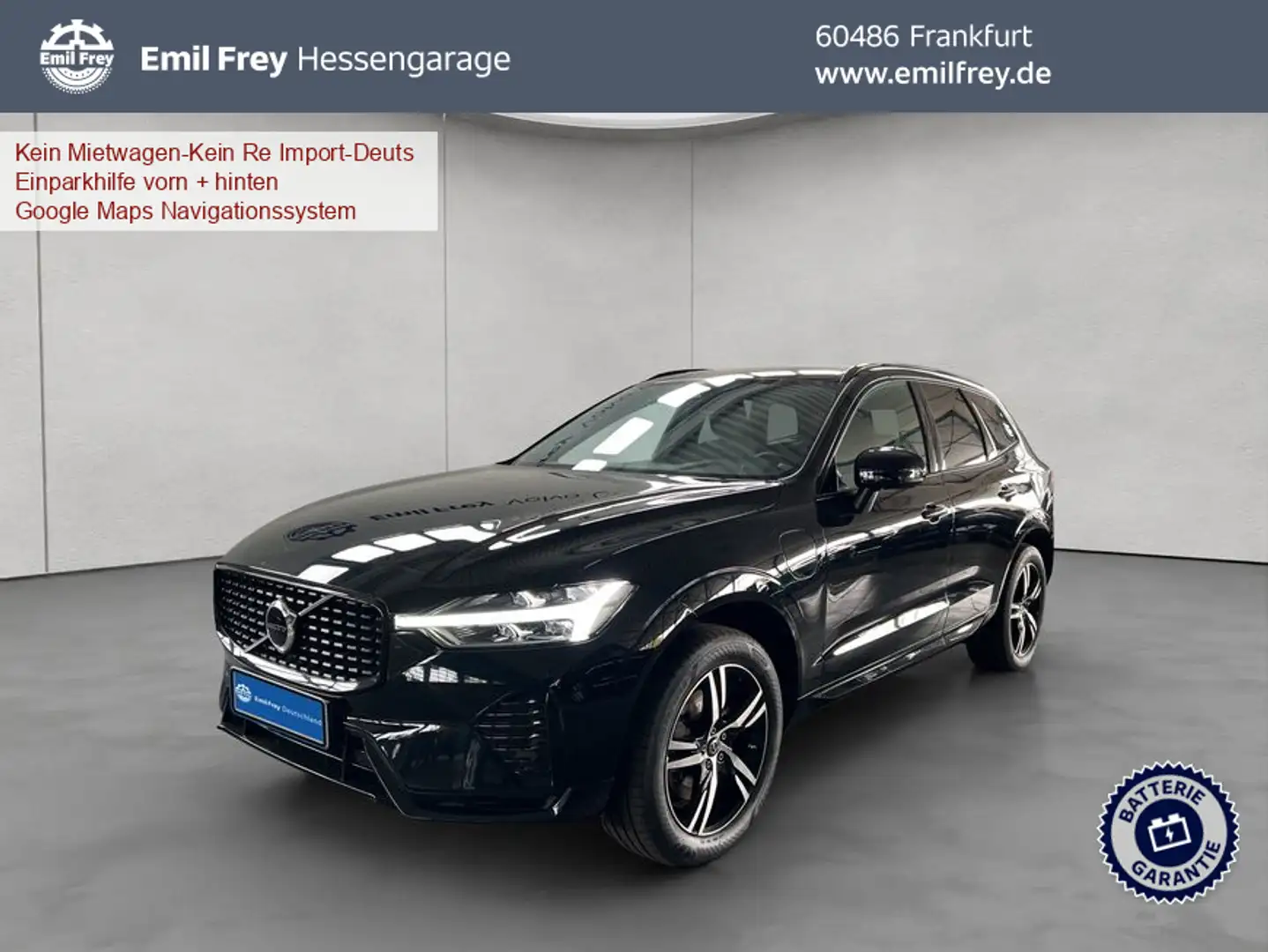 Volvo XC60 XC60 T8 AWD Recharge R-Design Aut Glasd Navi LED K Schwarz - 1