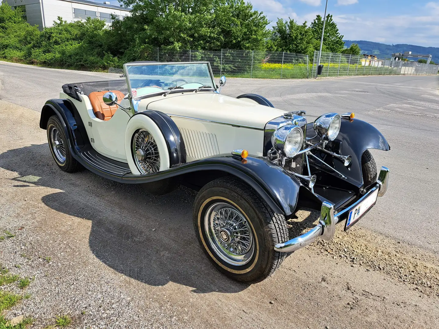 Jaguar SS 100 Nachbau/Eigenbau Бежевый  - 2