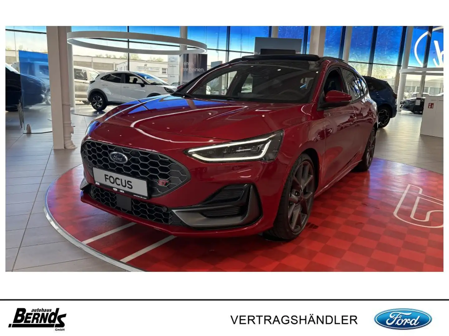 Ford Focus Turnier 2.3 EcoBoost Automatik ST X SCHIBEDACH LED Rot - 1