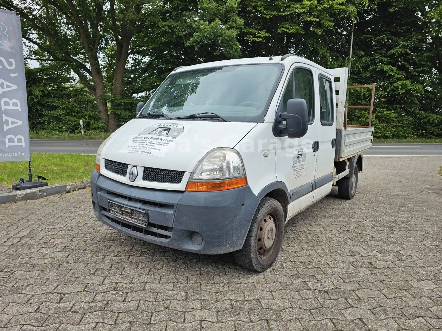 Renault Master II Phase 2 DoKa Pritsche TÜV bis 05.2026 Blanco - 1
