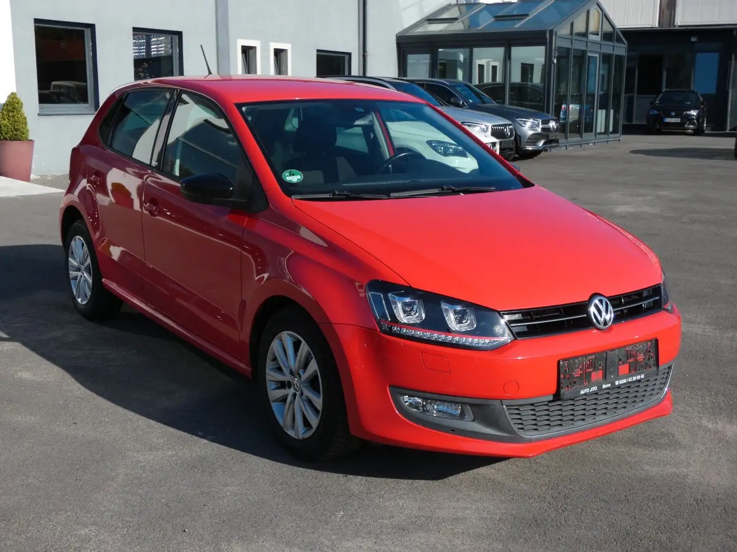 Volkswagen Polo 1.2*5 Türer*Klima*Shz*Xenon* Rot - 2