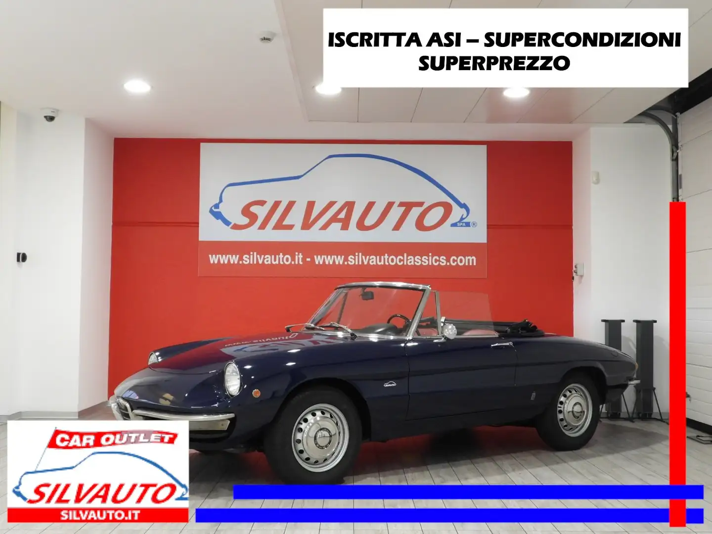 Alfa Romeo Spider ”DUETTO”1300 JUNIOR “OSSO DI SEPPIA”(1969) Blauw - 1